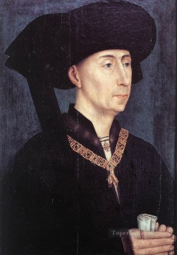 フィリップ善良王の肖像 ロギール・ファン・デル・ウェイデン Oil Paintings